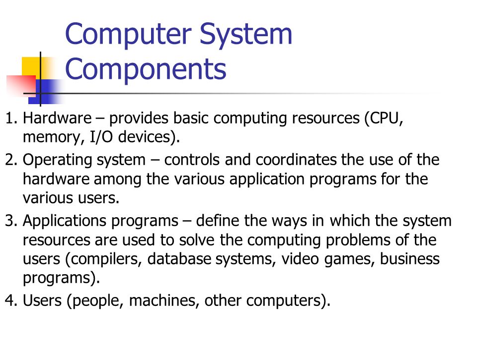 Hardware aids for writing an operating system